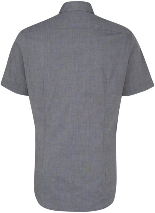 Business Kent Hemd MEN 1/2 gewebt Gr. 37 - anthrazit 100% CO