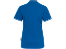 Damen-Poloshirt Casual M royalblau/weiss - 100% Baumwolle, 200 g/m²