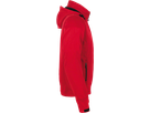 Softshelljacke Ontario Gr. XL, rot - 100% Polyester