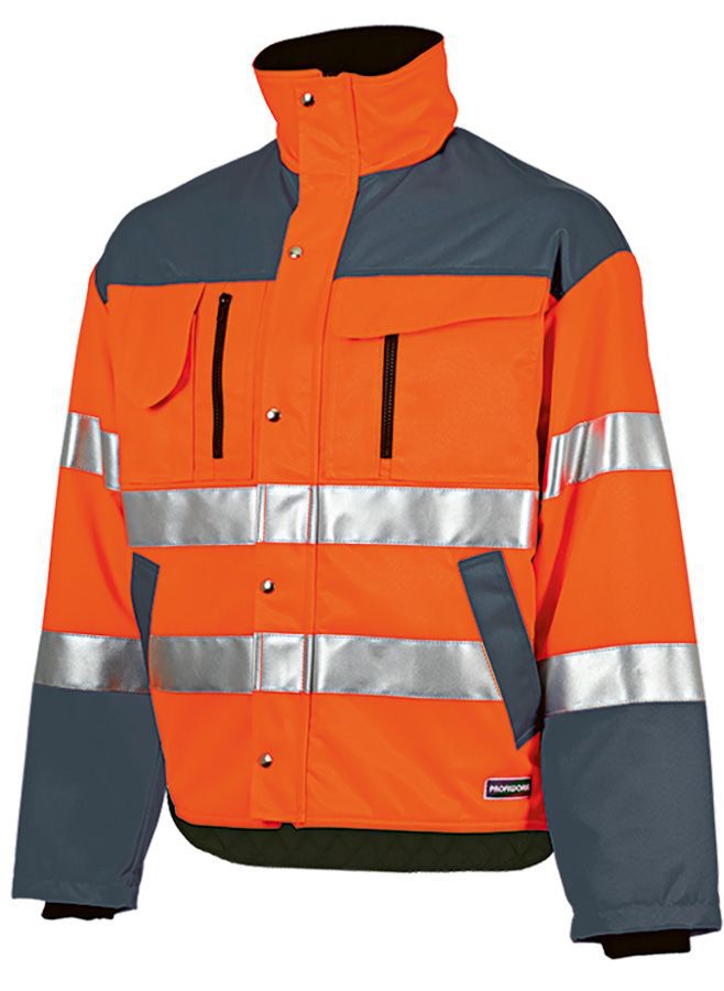 Warnschutz-Winterjacke,leuchtorange/grau - PROFIWORK INVERNO REFLEX
