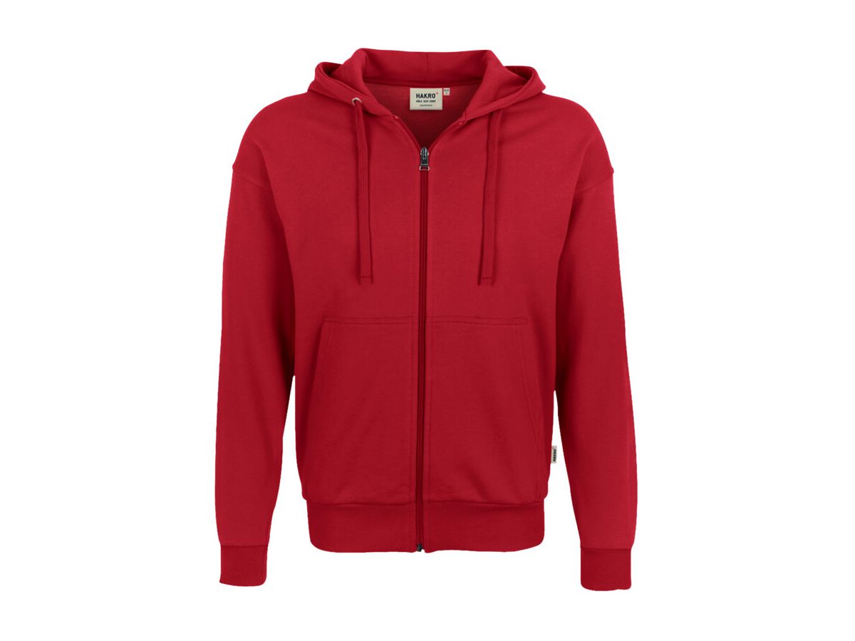 Kapuzen-Sweatjacke Premium, Gr. 5XL - rot