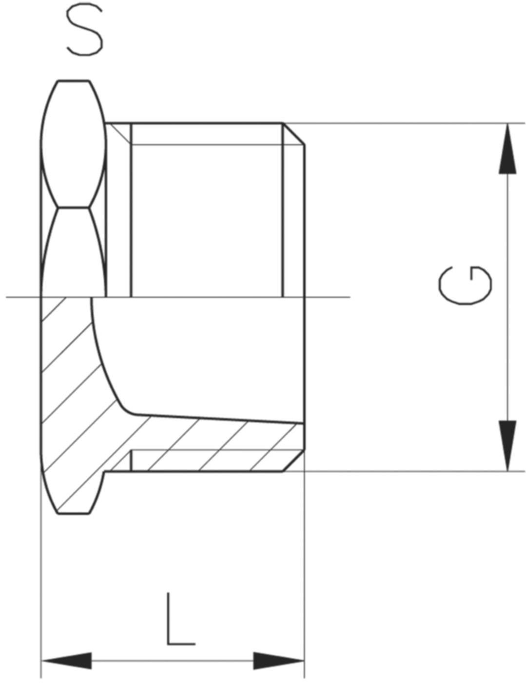 Stopfen PVC-U G - mit zylindrischem Rohr AG