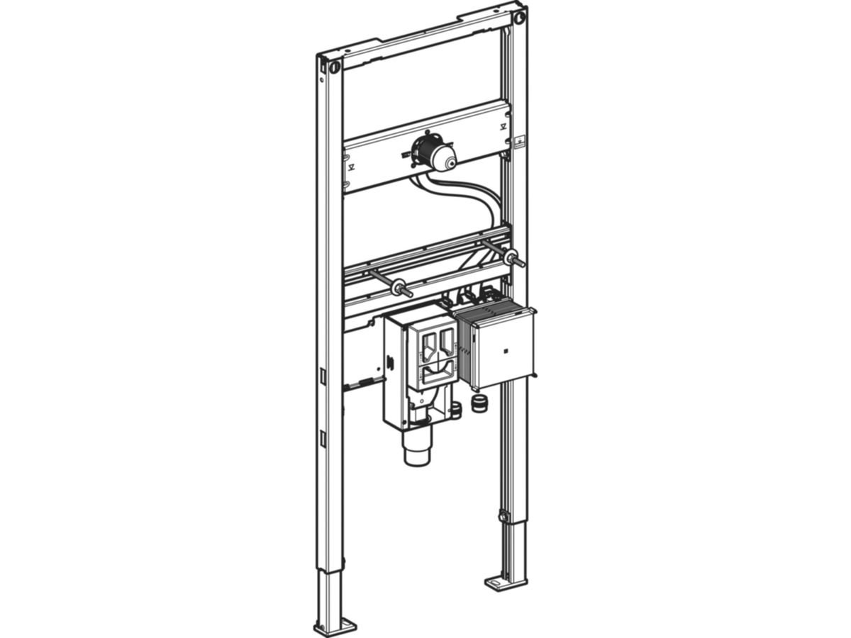 Geberit Duofix Element für Waschtisch - 130 cm Wandarmatur mit Unterputzfunktio