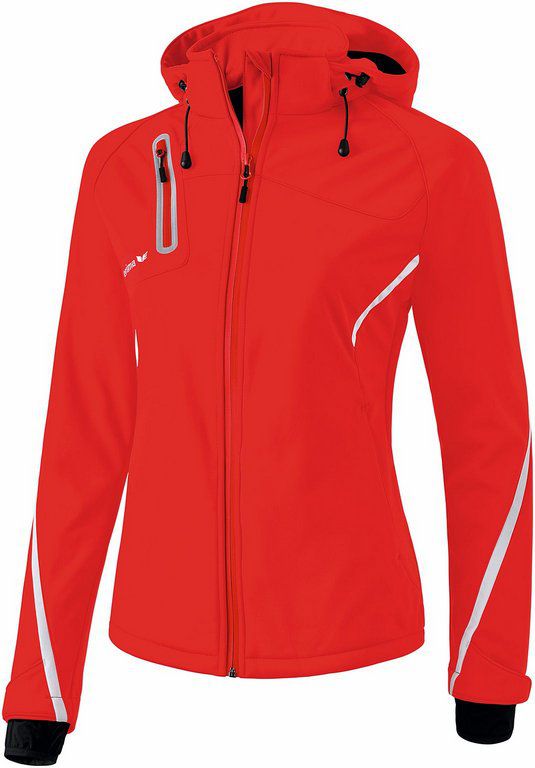Softshelljacke Function - rot/weiss, 100% PES