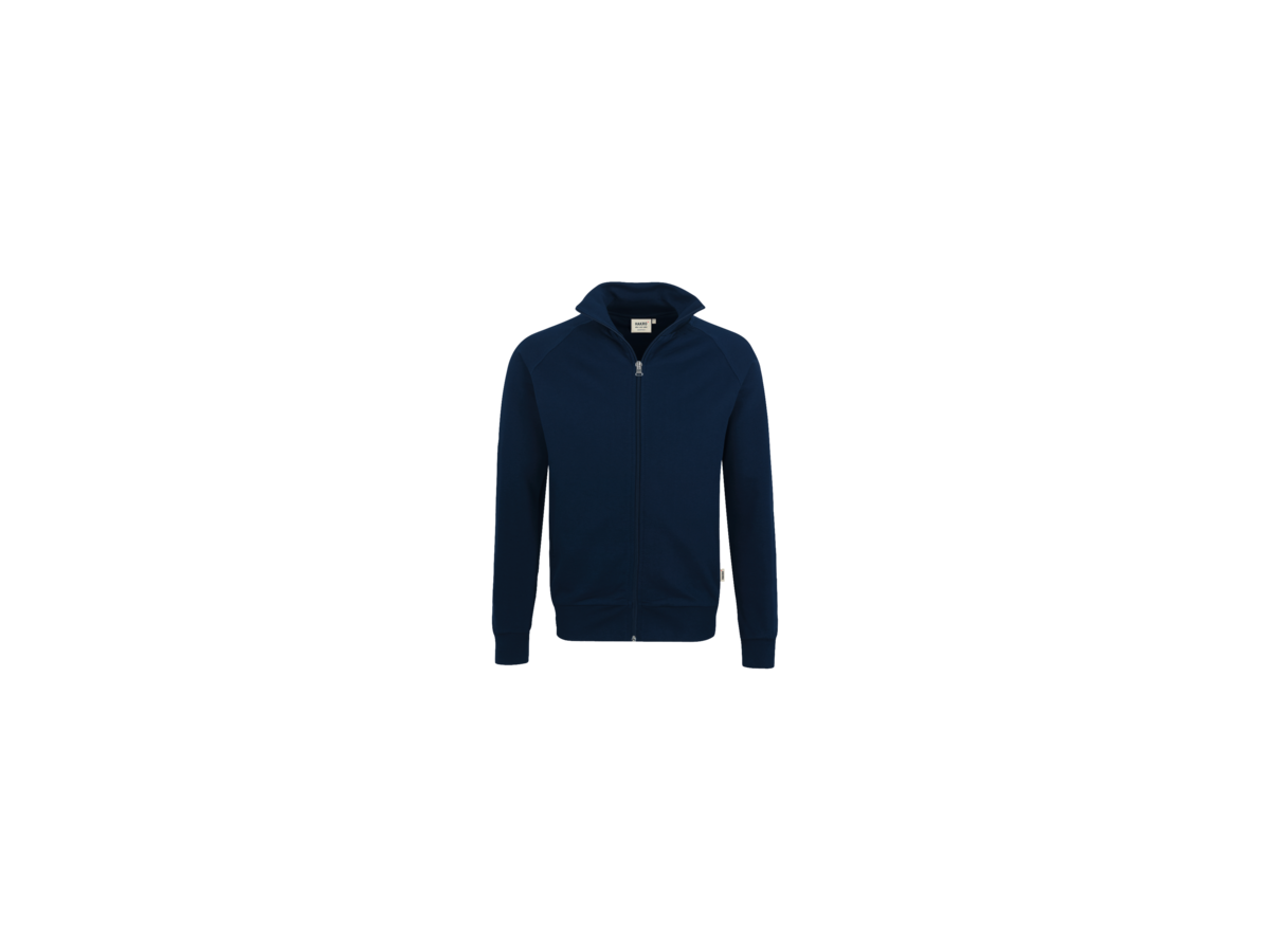 Sweatjacke College Gr. S, tinte - 70% Baumwolle, 30% Polyester