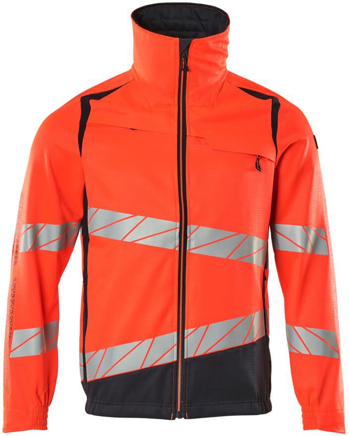 Jacke mit Stretch Zones, zweifarbig - 70% PES / 30% CO, 215 g/m2