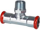T-Stück mit AG C-Stahl T 90° - Eurotubi