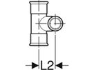 MPF-Kreuzstück 90° 28-22 mm