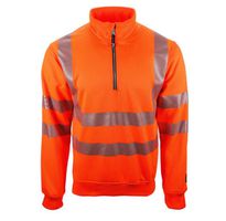 Bormio Warnschutz-Zip-Sweater - Safety Gonzen