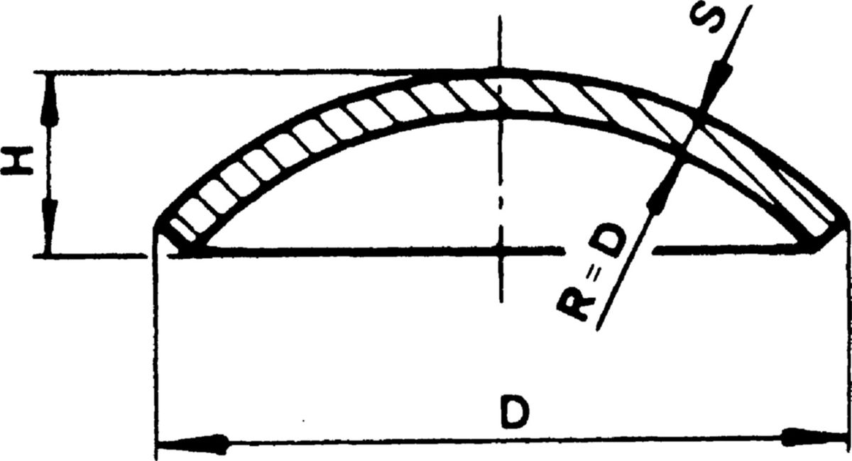 Bombierte Deckel S235