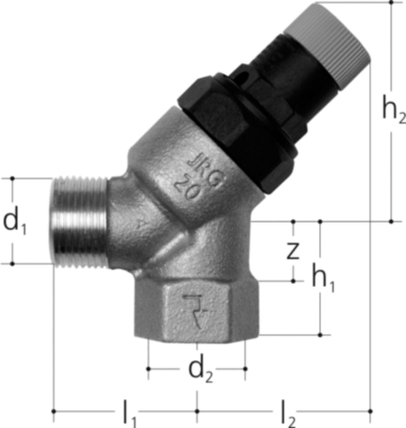 Sicherheitsventil JRGARANT - Ansprechdruck 6 bar