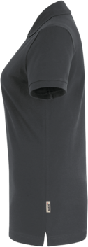 Damen-Poloshirt Stretch Gr. S, anthrazit - 94% Baumwolle, 6% Elasthan, 190 g/m²