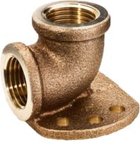 Winkel Rotguss 90° mit Flansch