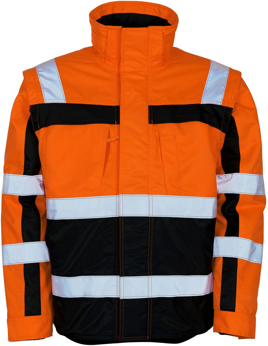 MASCOT Loreto Pilotjacke 100% PES - fluoreszierend, mit Reflexstreifen