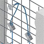 Anschliessgarnitur mit Stahlseil Inox - Leiter-Nennquerschnitt 2x50mm², L: 600mm