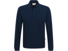Longsleeve-Pocket-Polosh. Top 2XL tinte - 100% Baumwolle, 200 g/m²