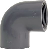 Winkel 45° PVC-U metrisch - mit Zylindrischem Rohr IG