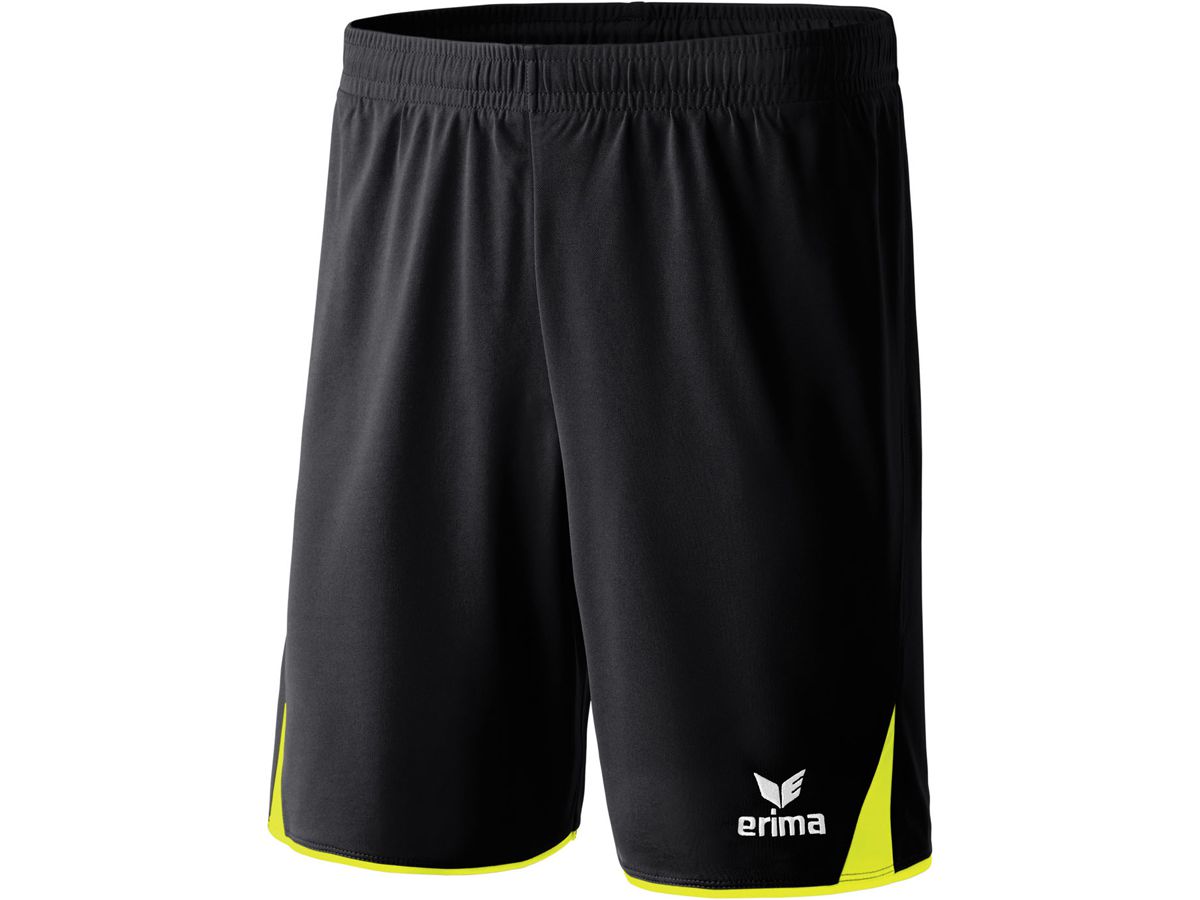 Shorts with inner slip 5-CUBES - black/neon yellow