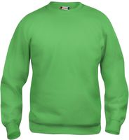 CLIQUE BASIC Pullover applegreen Gr. 2XL - 80% Polyest. 20% Baumw. 300 g/m2