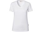 Damen-V-Shirt Stretch - 95% Baumwolle, 5% Elasthan, 170 g/m²