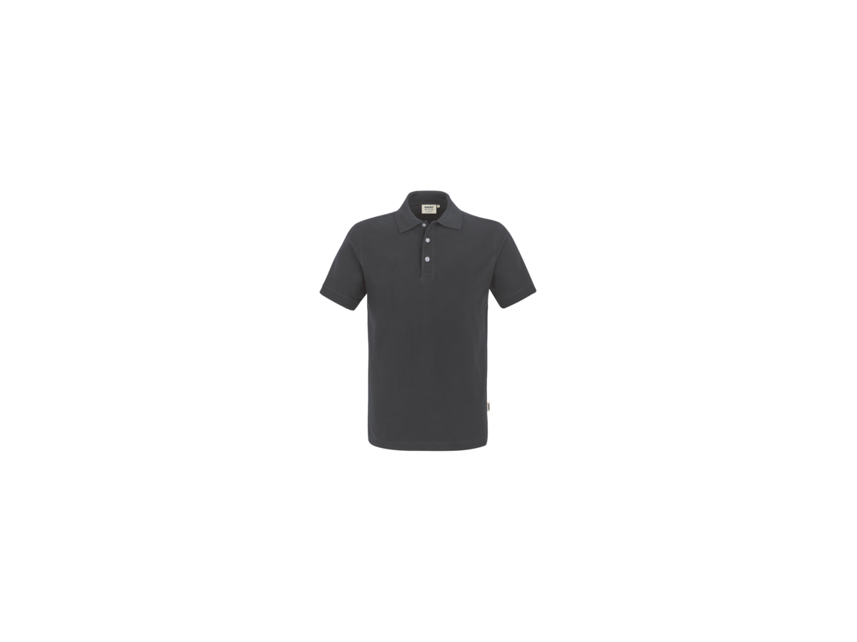 Poloshirt Stretch Gr. XL, anthrazit - 94% Baumwolle, 6% Elasthan, 190 g/m²