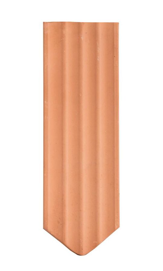 Biberschwanz Standard 3/4 rot spitz - gewellt