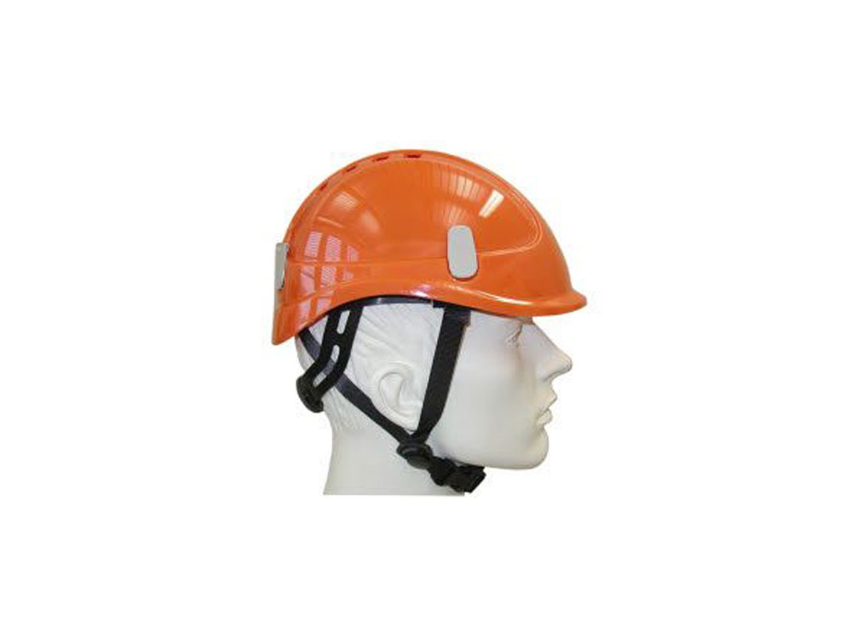 Schutzhelm Montana I ROTO KS / orange - mit Drehknopf, Schutzbrille, Kinnbänder