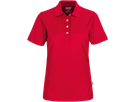Damen-Poloshirt COOLMAX Gr. M, rot - 100% Polyester, 150 g/m²