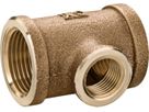 Rotguss T-Stück reduziert 5/4- 1 -5/4" - mit IG