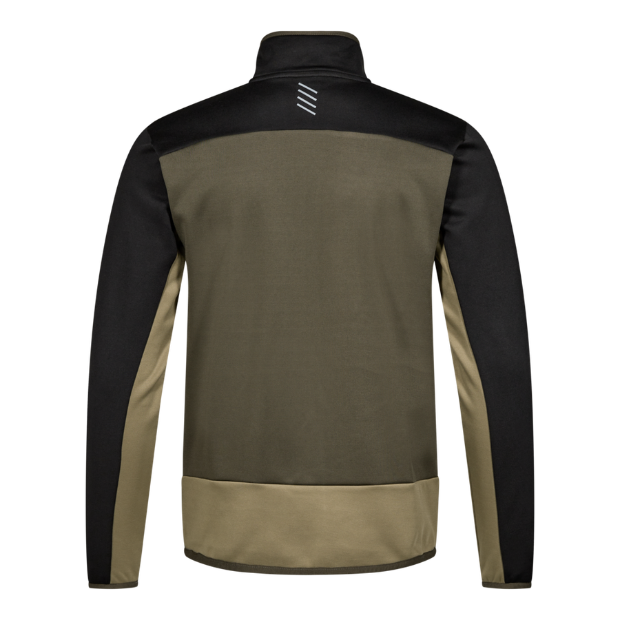 ENTIRE Midlayer-Cardigan Gr. 6XL - Forest Green/Schwarz