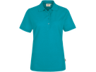 Damen-Poloshirt Perf. Gr. M, smaragd - 50% Baumwolle, 50% Polyester, 200 g/m²