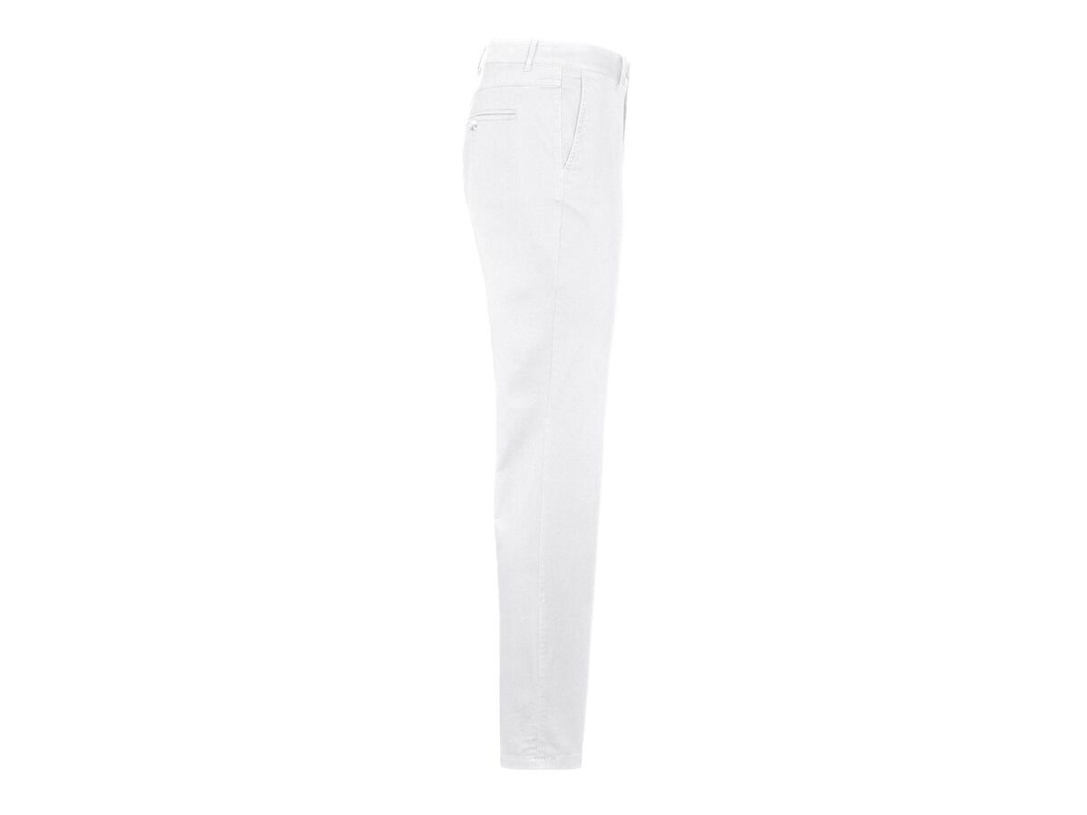 Chinohose Stretch, Gr. XS - weiss