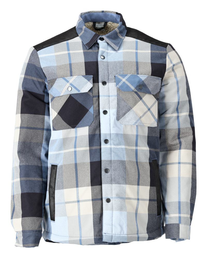 Hemd aus Flanell, kariert - 60% Baumwolle/40% Polyester