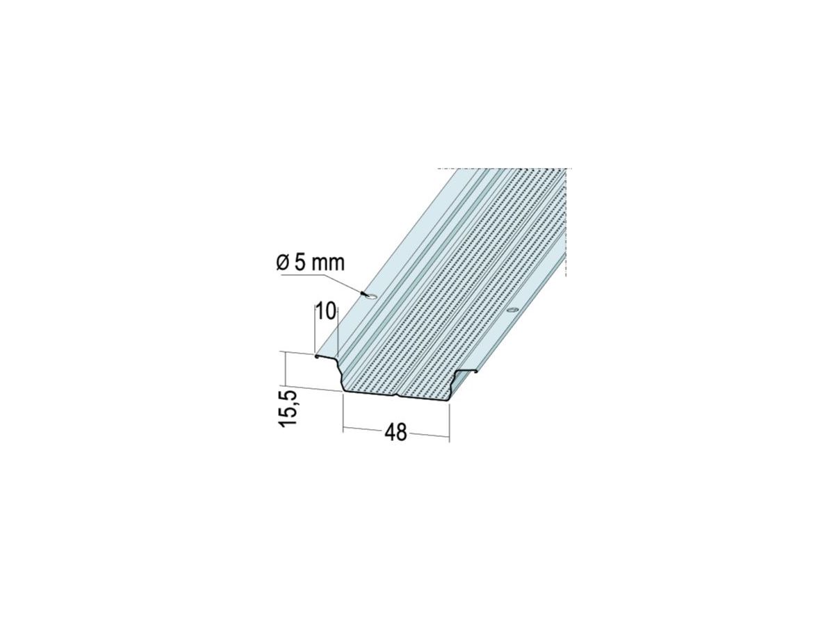Hut-Deckenprofil HP48 L 400cm - 10 St. pro Bund