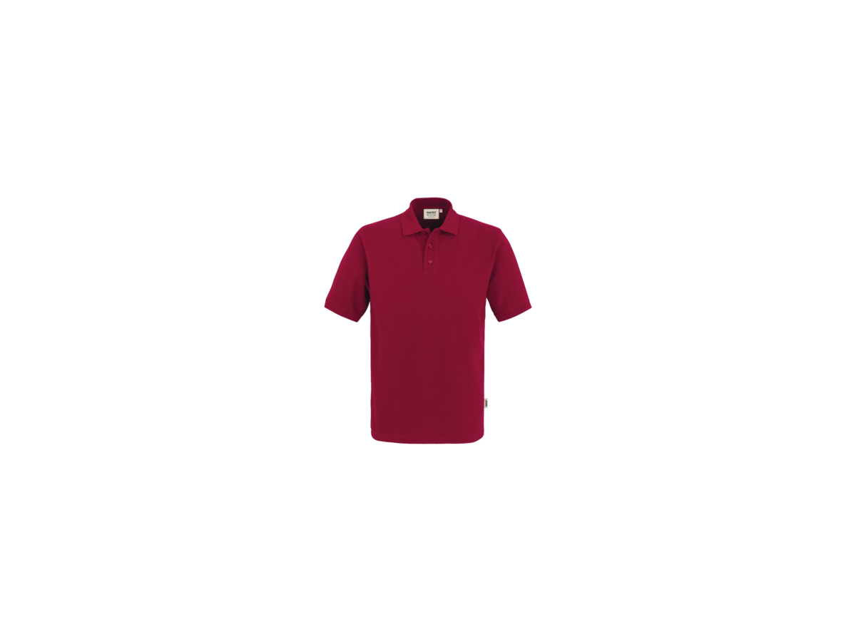Poloshirt Top Gr. L, weinrot - 100% Baumwolle, 200 g/m²