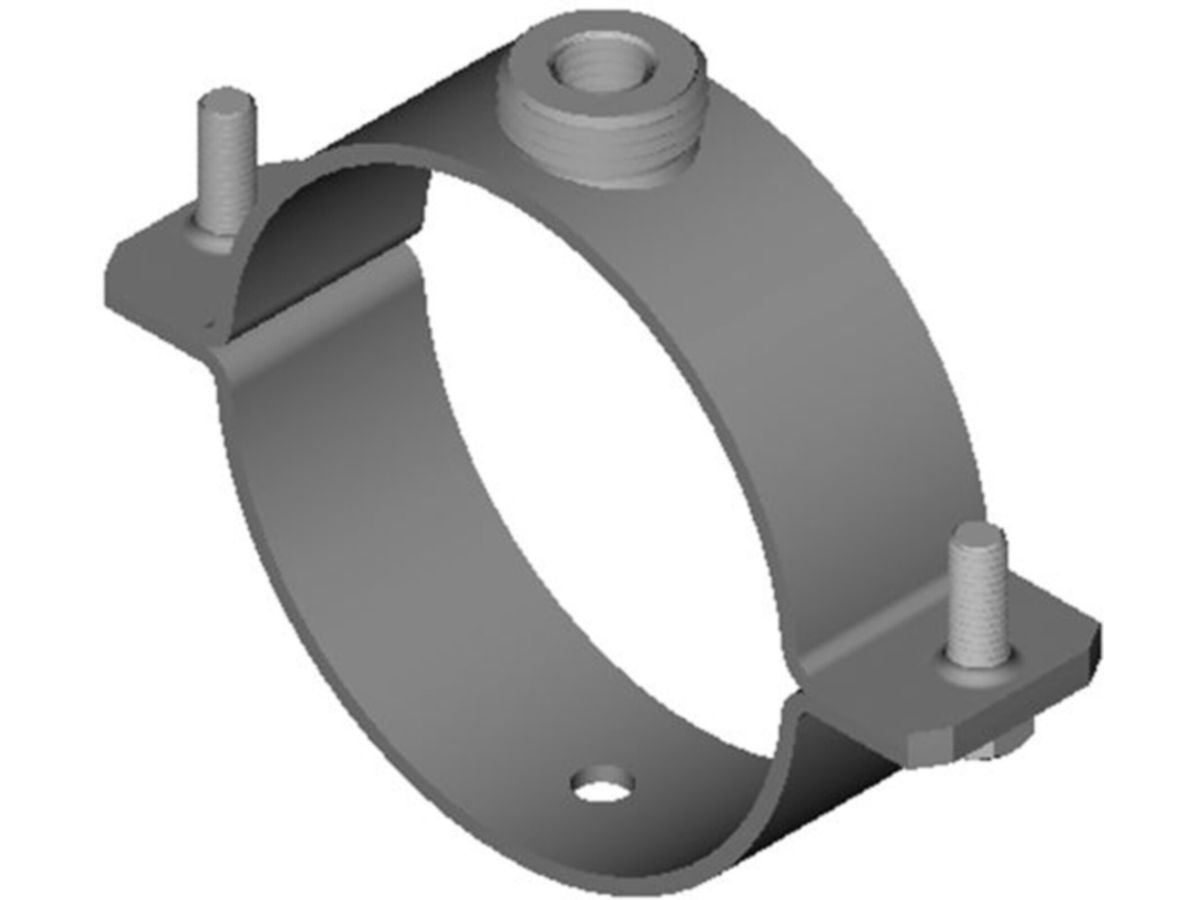 Polyfix-PE Rohrschelle ohne Isolation - 2.0/2.1 verzinkt