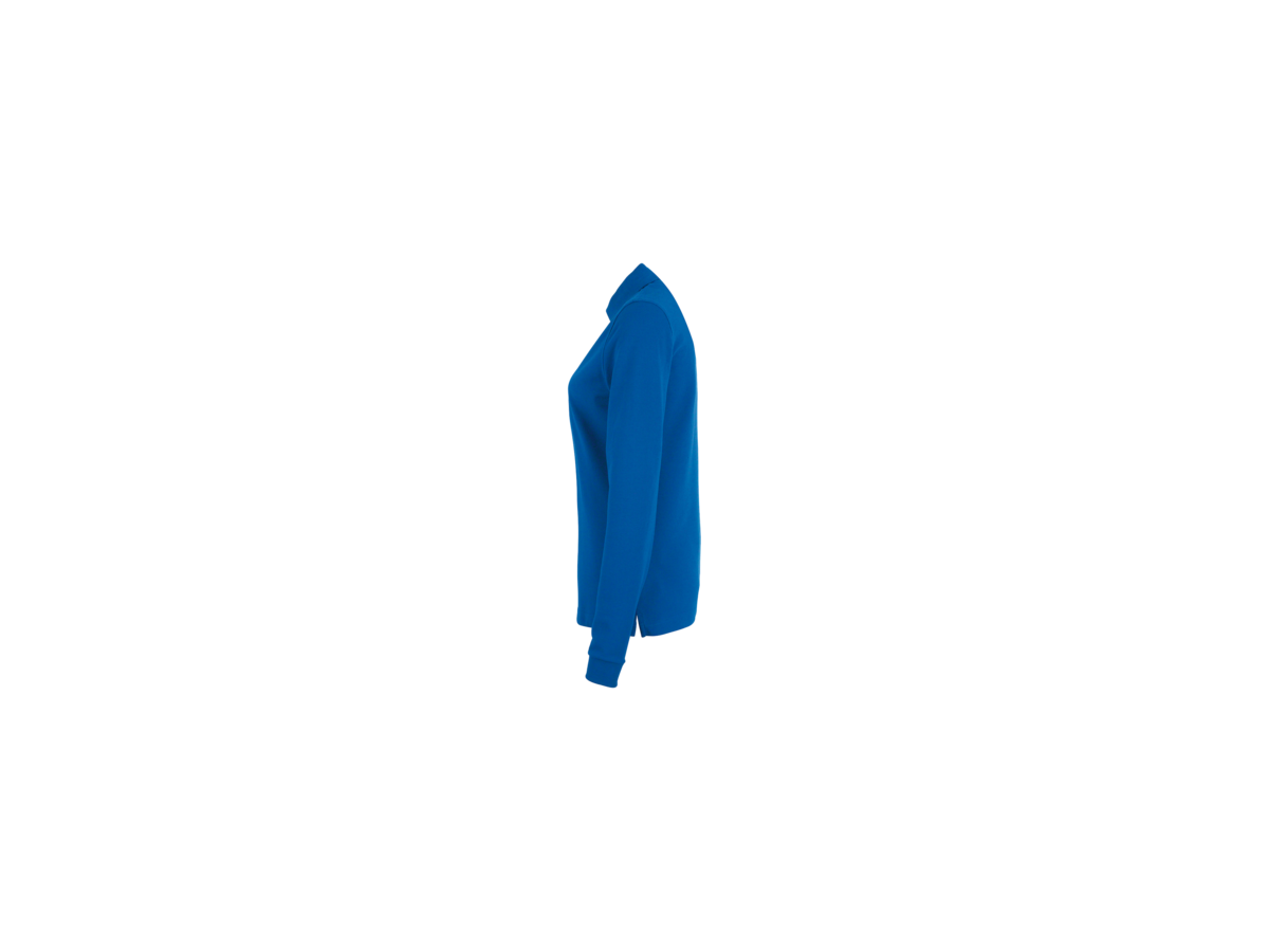 Damen-Longsl.-Polosh. Perf. 4XL royalb. - 50% Baumwolle, 50% Polyester, 220 g/m²