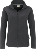 Damen-Fleecejacke Delta Gr. L, anthrazit - 100% Polyester