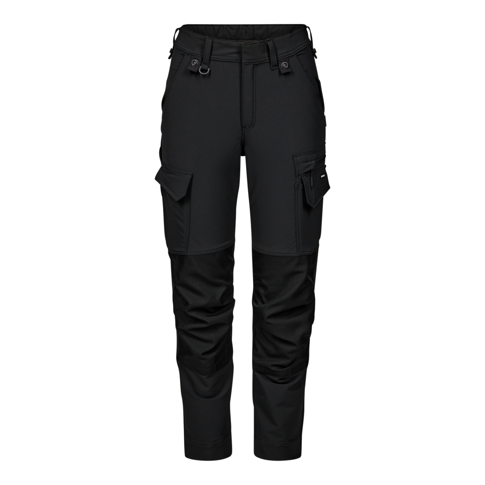 ENTIRE Damen Arbeitshose Gr. 34 - Schwarz, 4-Wege-Stretch