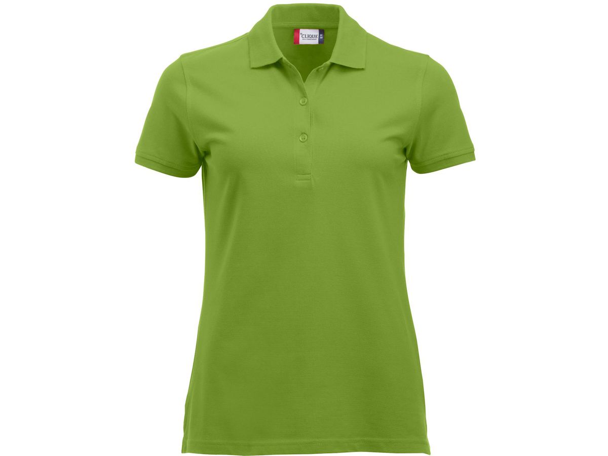 Poloshirt CLASSIC MARION S/S Women S - hellgrün, 100% CO, 200g/m²