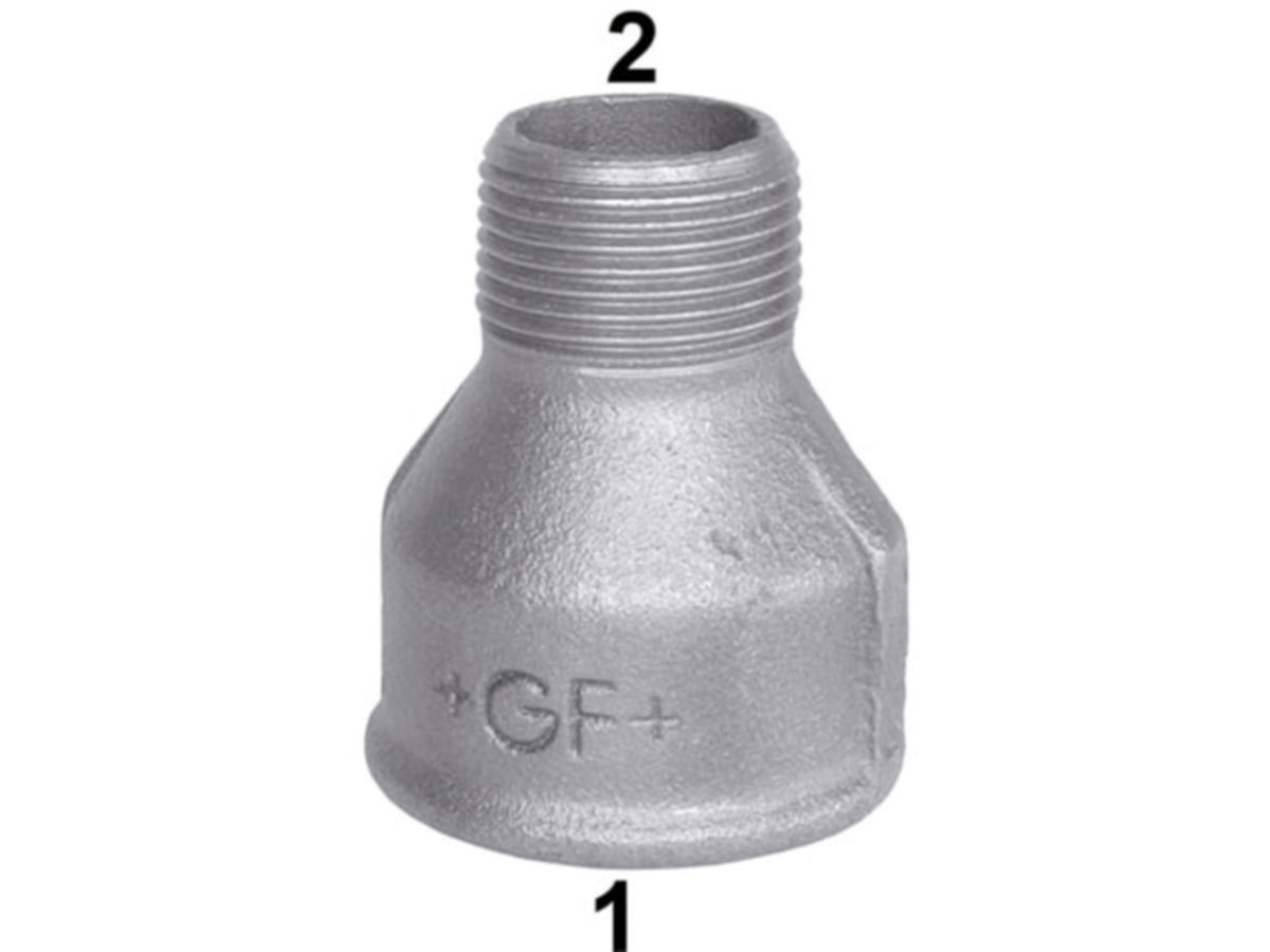 Muffe reduziert +GF+ 246 verzinkt