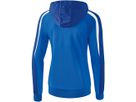 Liga 2.0 Trainingsjacke + Kapuze Gr. 34 - new royal/true blue/weiss, 100% PES