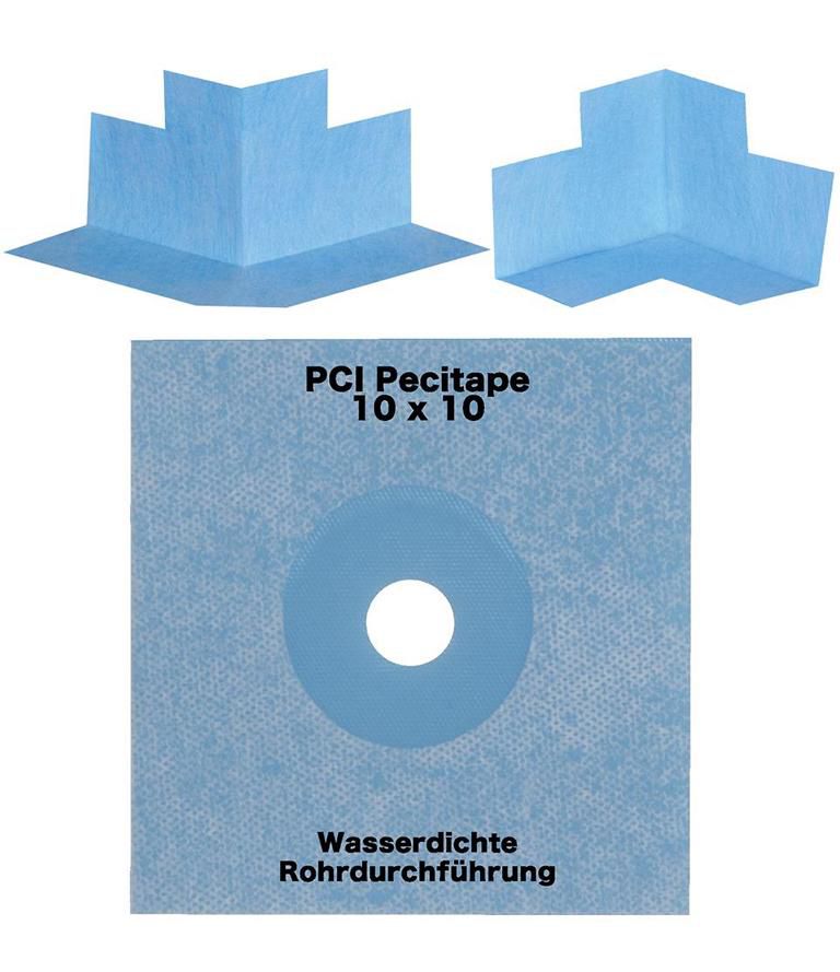 PCI-Pecitape Abdichtung - Dicht-Ecken und -Manschetten