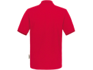 Poloshirt Casual Gr. L, rot/schwarz - 100% Baumwolle