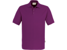 Poloshirt Performance Gr. XS, aubergine - 50% Baumwolle, 50% Polyester, 200 g/m²