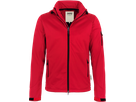 Softshelljacke Ontario Gr. XL, rot - 100% Polyester