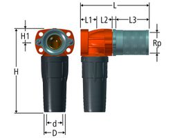 Optiflex-Flowpress-Dose - mit Abdichtungsverlängerung