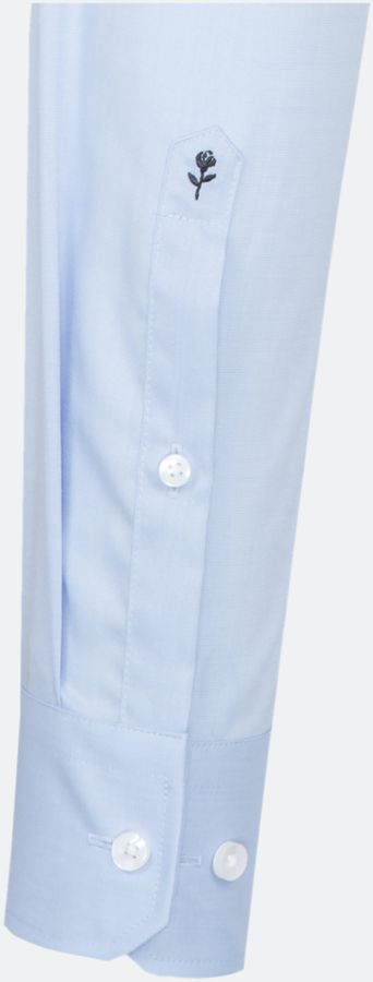 Kent Business Hemd MEN gewebt Gr. 39 - 1/1-lang, hellblau, Fil a fil, 100% CO