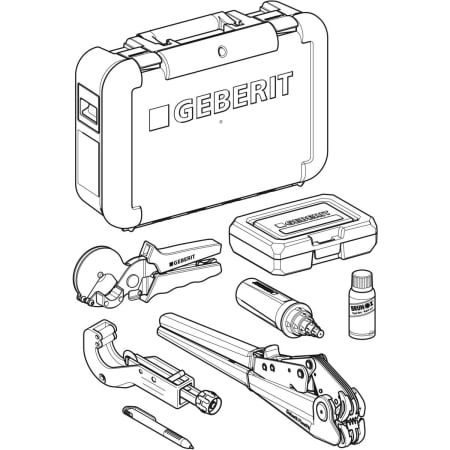Handpresswerkzeuge in Koffer - GEBERIT FlowFit