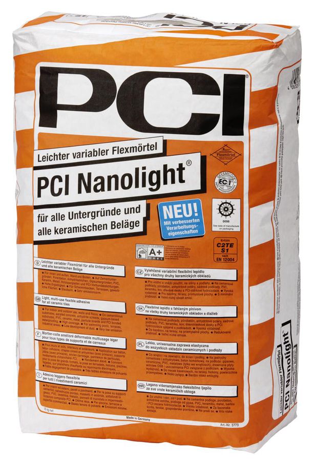 PCI-Nanolight à 15 kg Variabler - Flexmörtel für innen + aussen